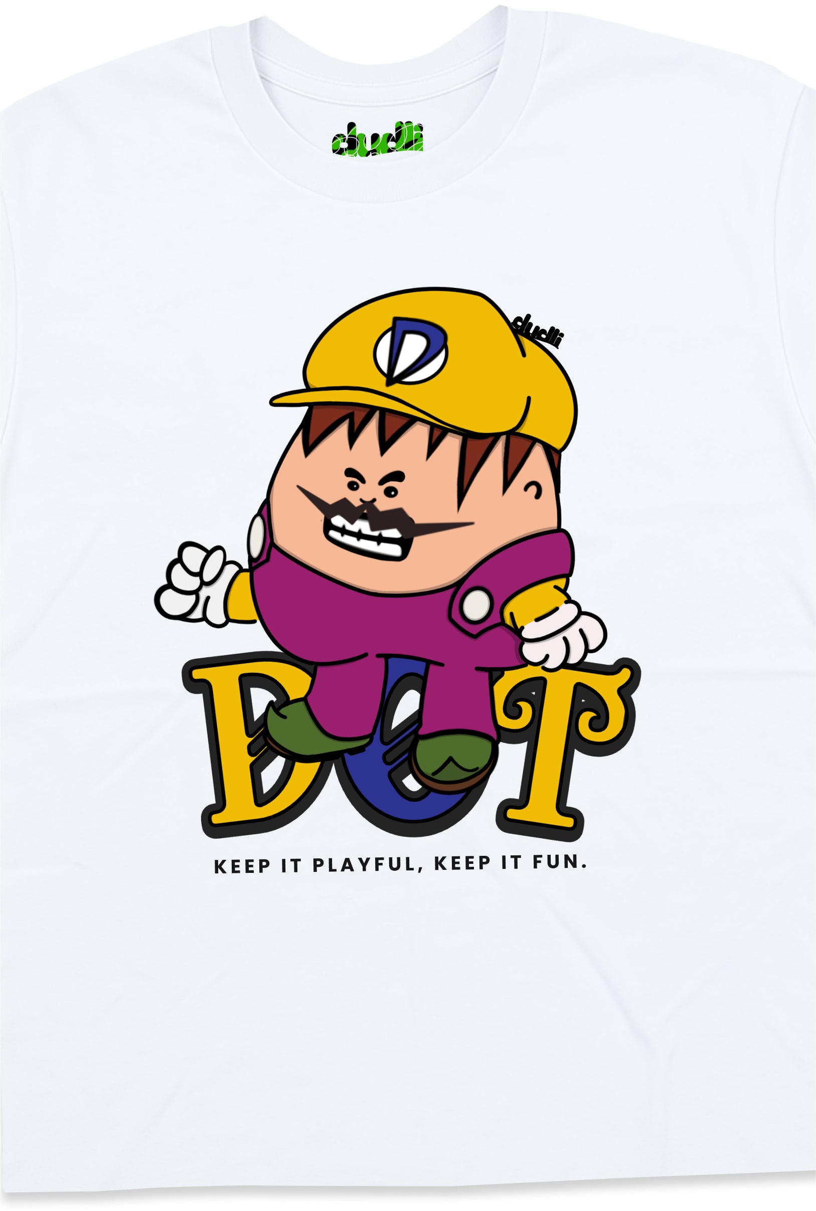Dudli Playful Graphic T-shirts | War Dot (Dot Lab) - White - product_card