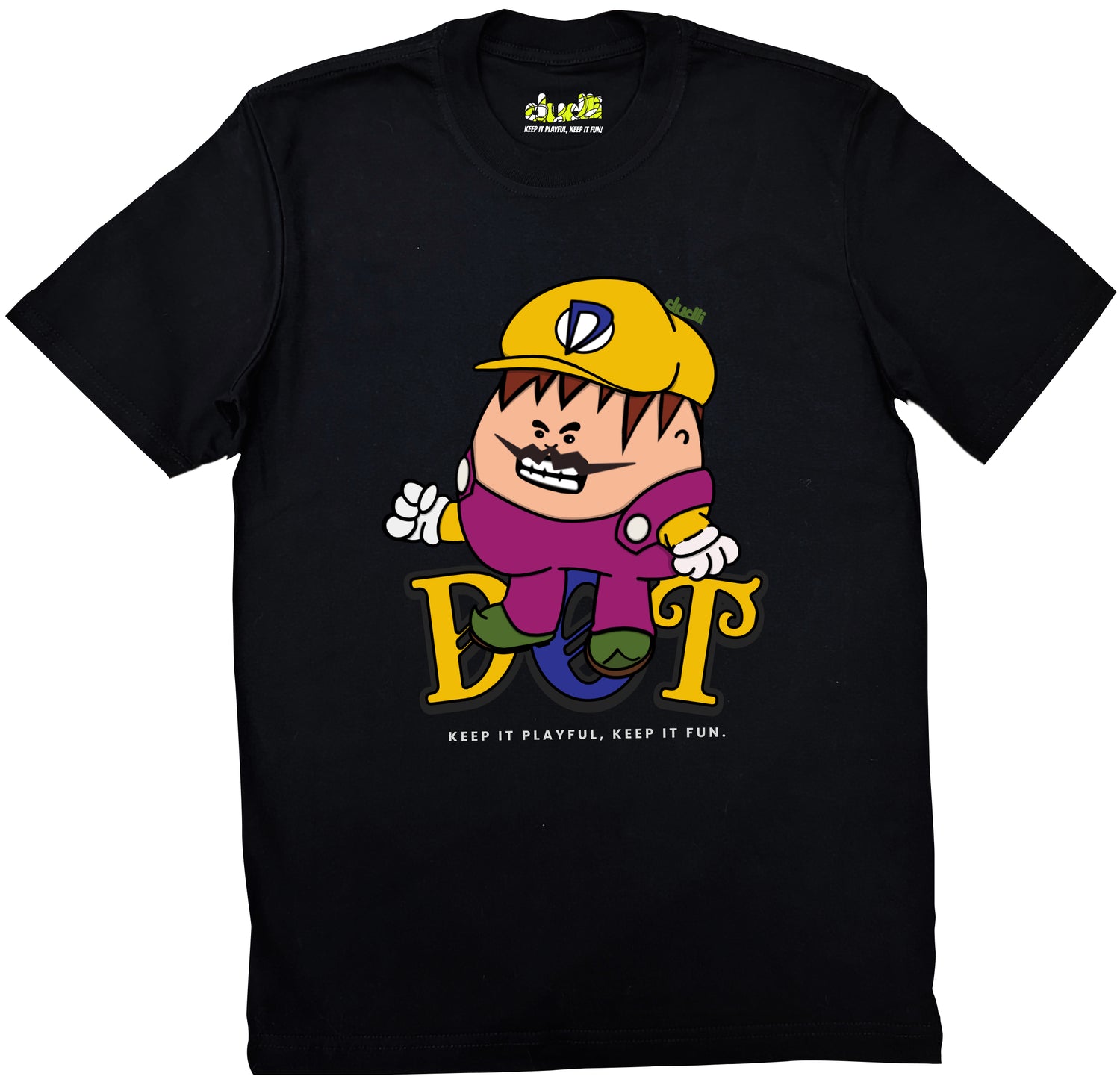 Dudli Playful Graphic Tshirts - Dot Lab War Dot - regular_fit