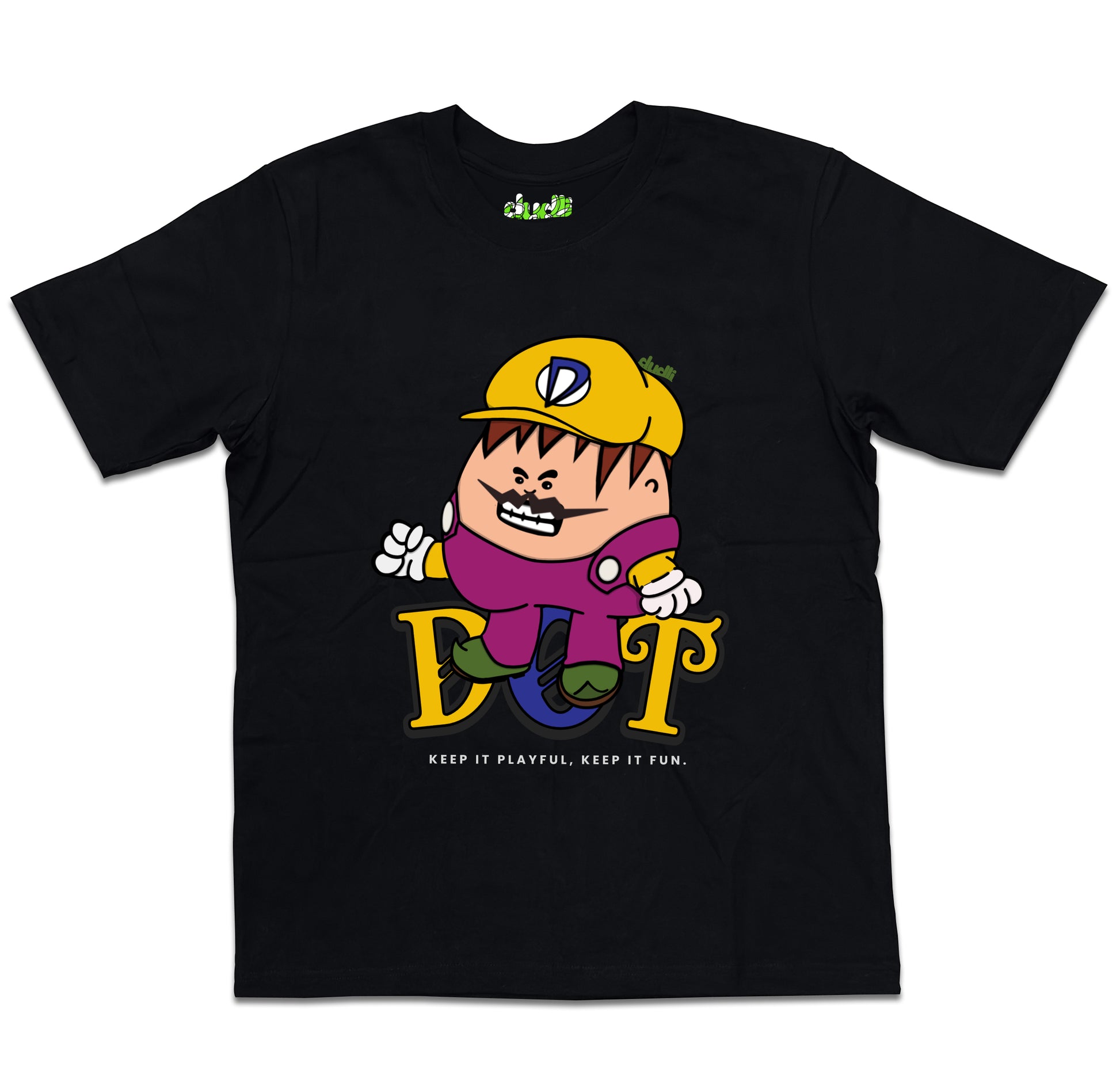 Dudli Playful Graphic Tshirts - Dot Lab War Dot - oversized_fit
