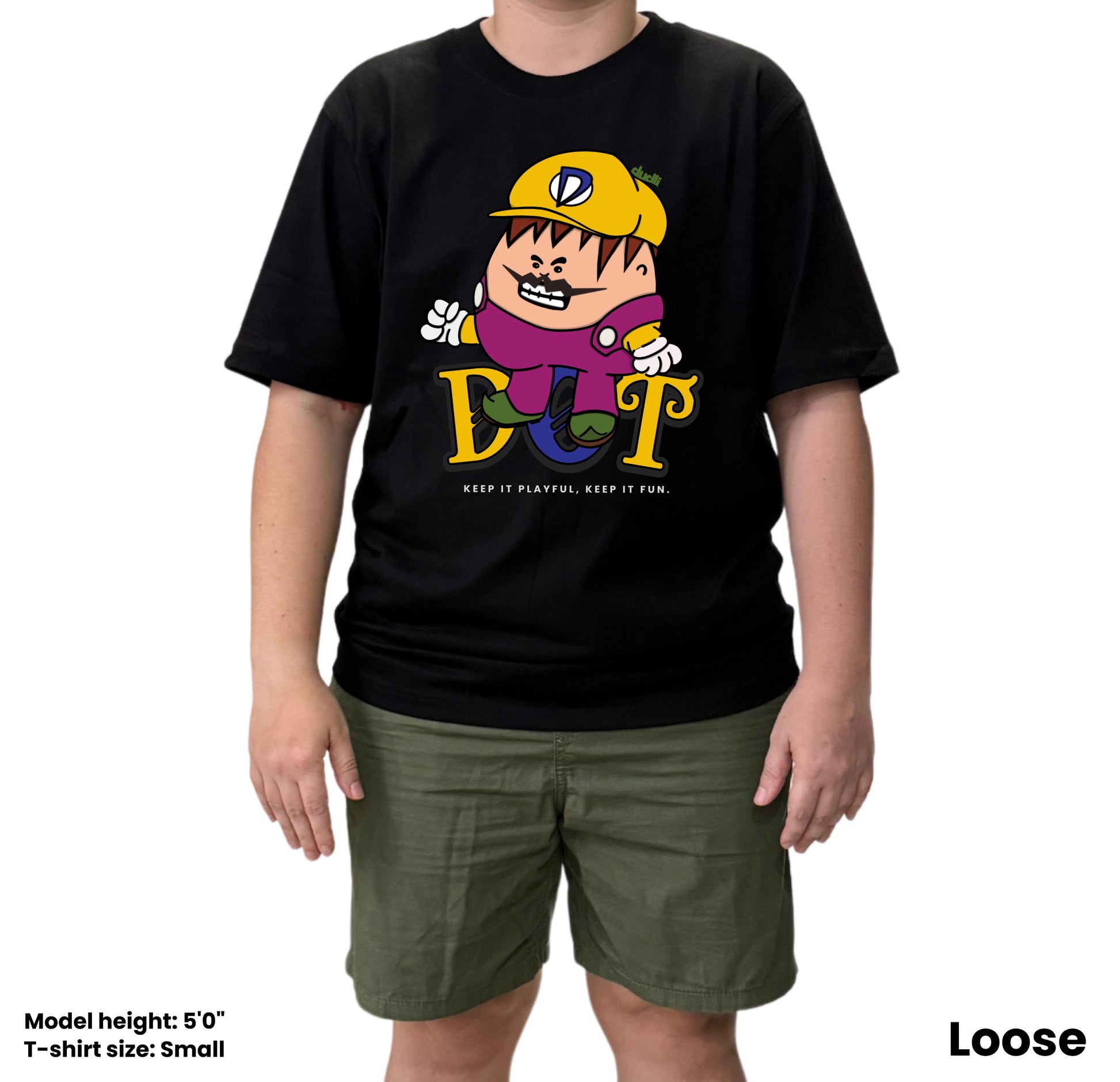 Dudli Playful Graphic Tshirts - Dot Lab War Dot - oversized_fit