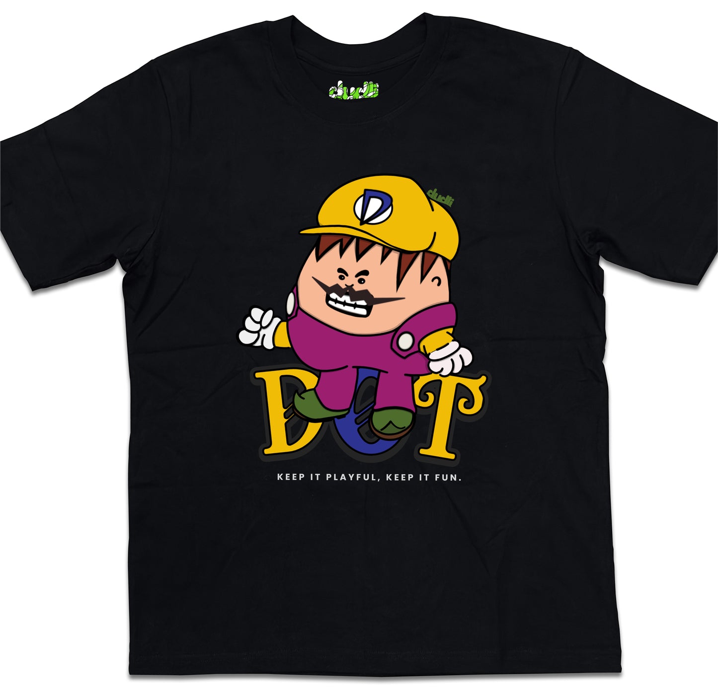 Dudli Playful Graphic Tshirts - Dot Lab War Dot - oversized_fit