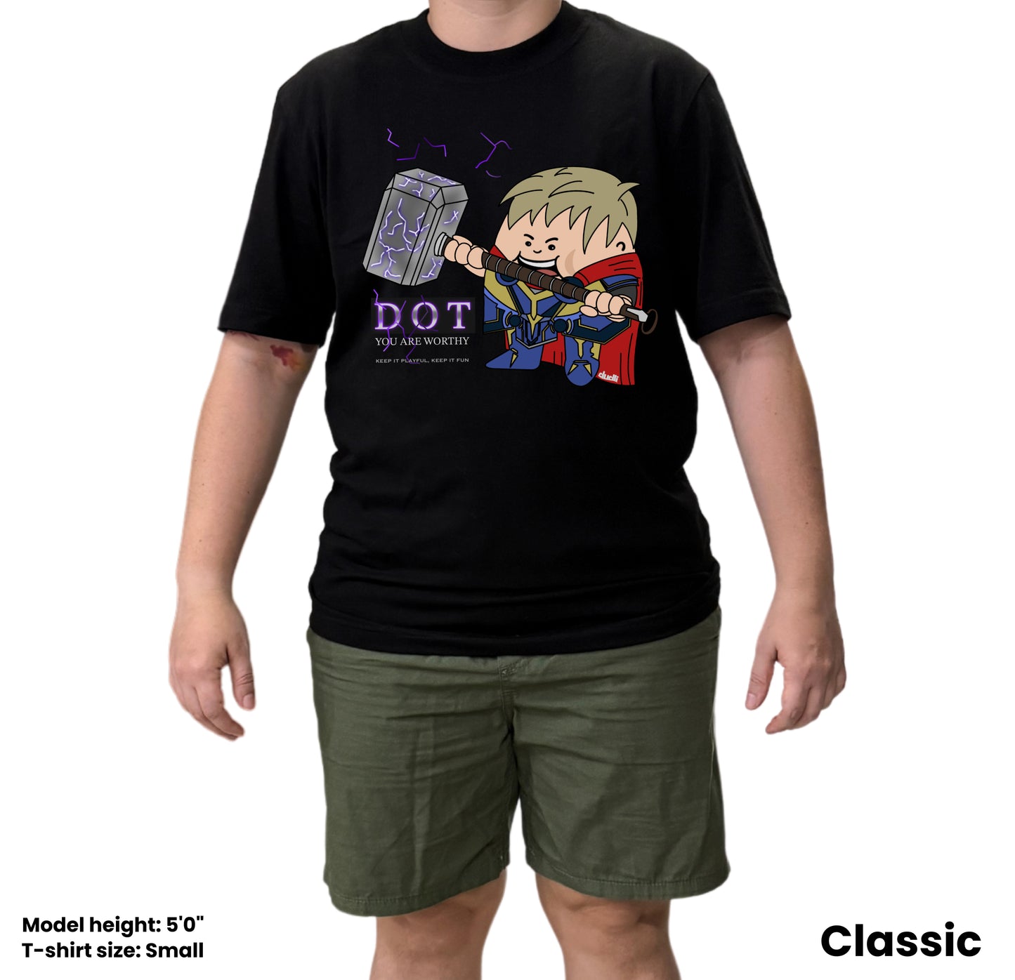 Dudli Playful Graphic Tshirts - Worthy Dot - Dot Lab - regular_fit