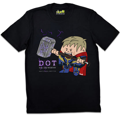 Dudli Playful Graphic Tshirts - Worthy Dot - Dot Lab - regular_fit