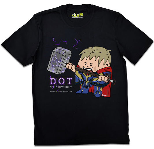 Dudli Playful Graphic Tshirts - Worthy Dot - Dot Lab - regular_fit