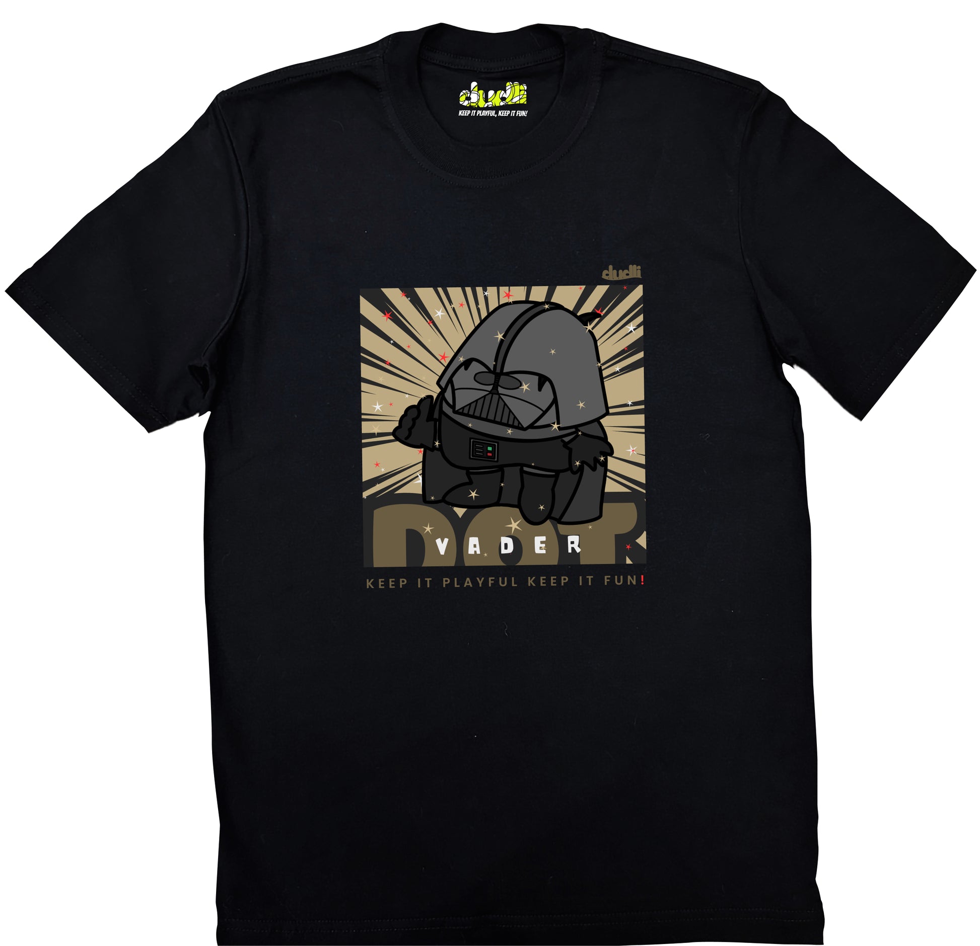 Dudli Graphic Tees Dot Vader - Black regular_fit