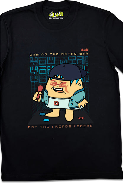 Dudli Playful Graphic Tshirts - Arcade Legend - Neon Clash - product_card