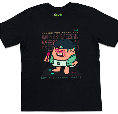 Dudli Playful Graphic Tshirts - Arcade Legend - Retro Pop - oversized_fit