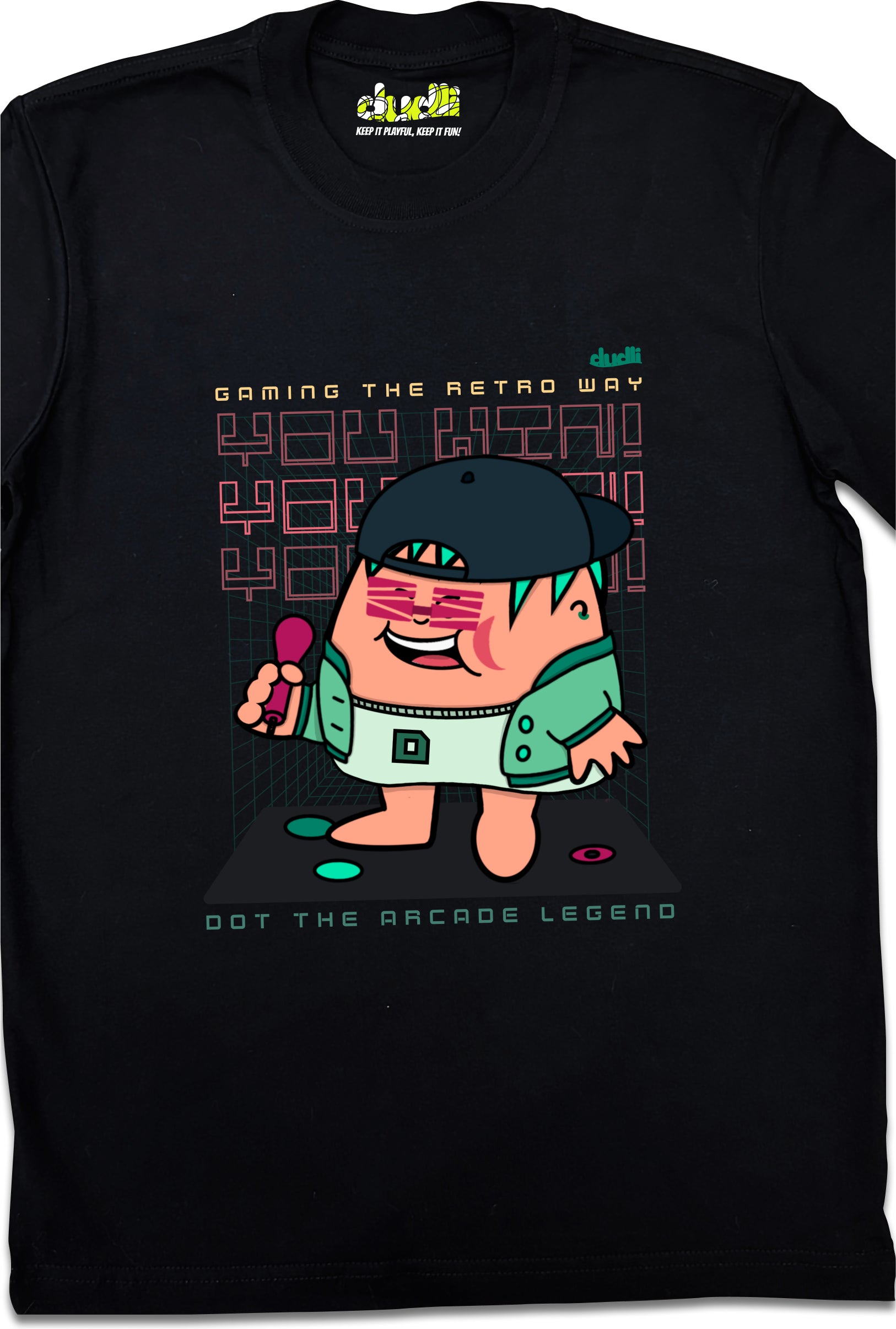 Dudli Playful Graphic Tshirts - Arcade Legend - Retro Pop - product_card