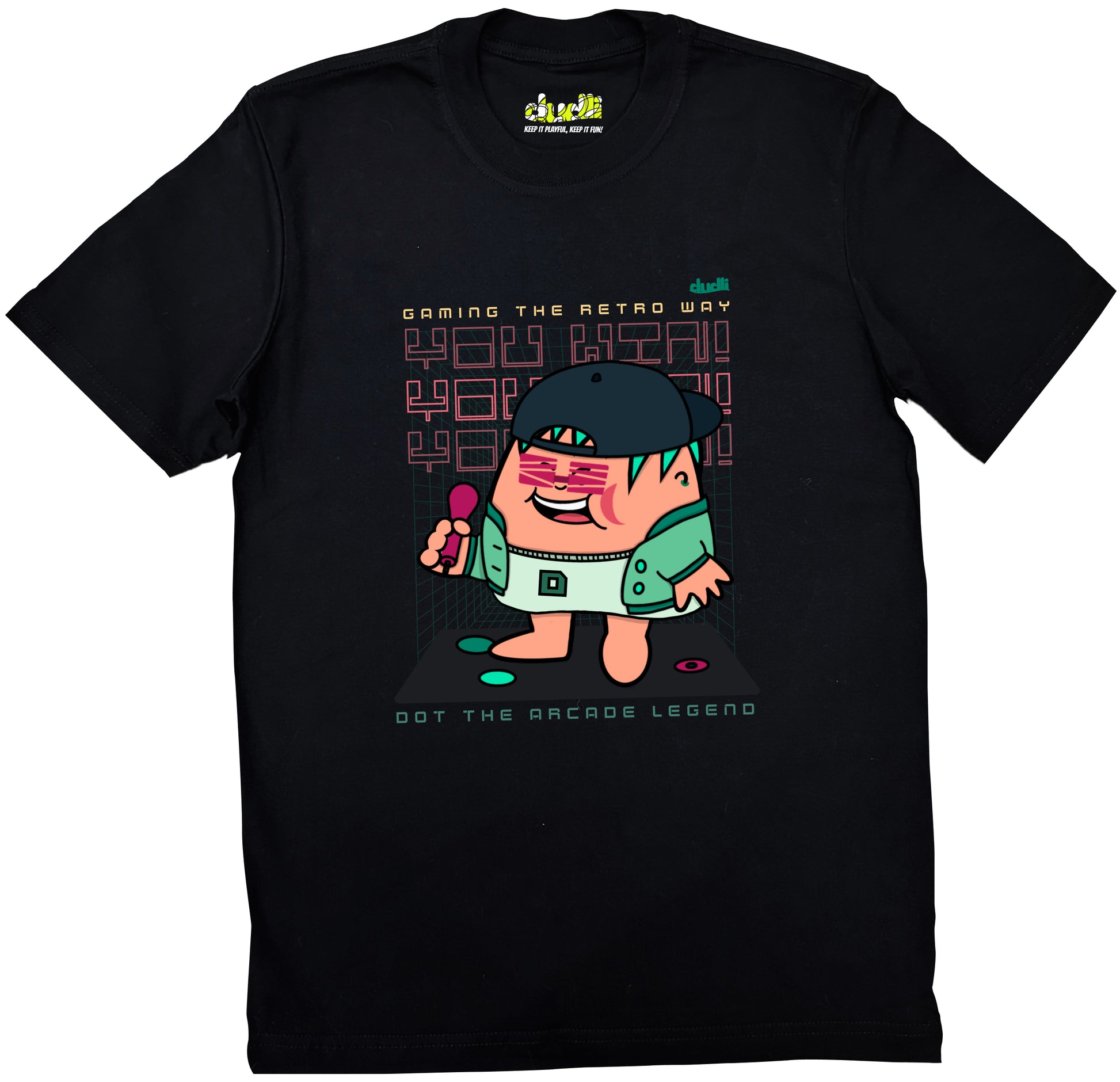 Dudli Playful Graphic Tshirts - Arcade Legend - Retro Pop - regular_fit
