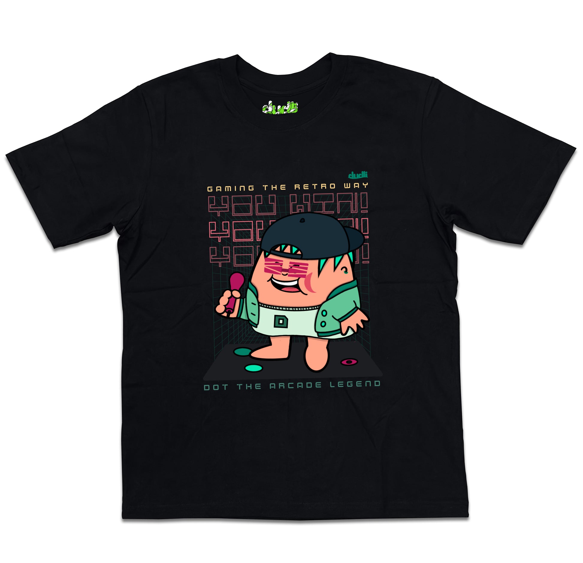 Dudli Playful Graphic Tshirts - Arcade Legend - Retro Pop - oversized_fit