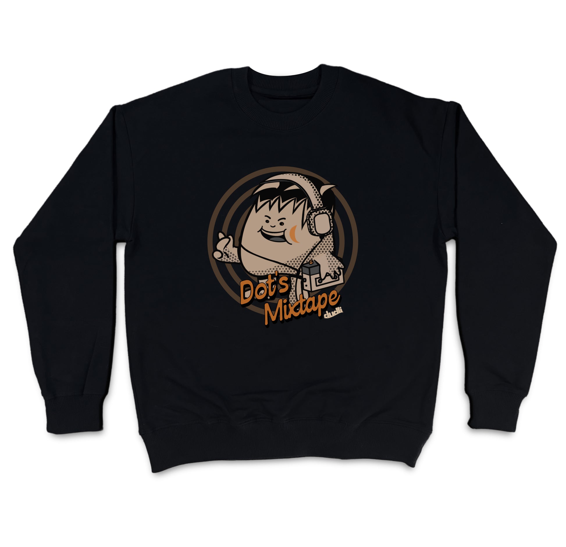 Dudli Graphic Sweatshirt - Dot's Mixtape - Burnt Stereo