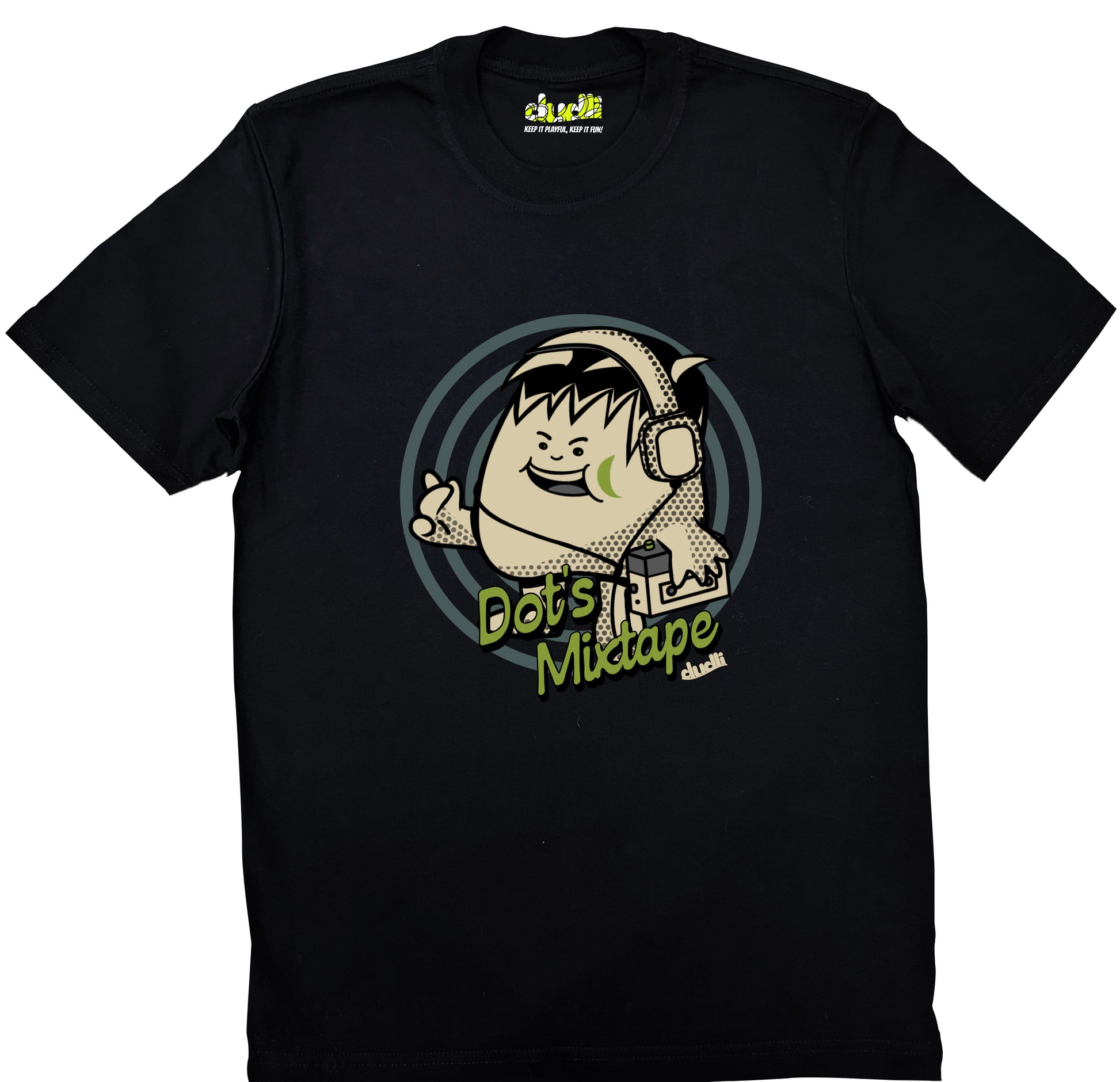 Dudli Playful Graphic Tshirts - Dot's Mixtape - regular_fit