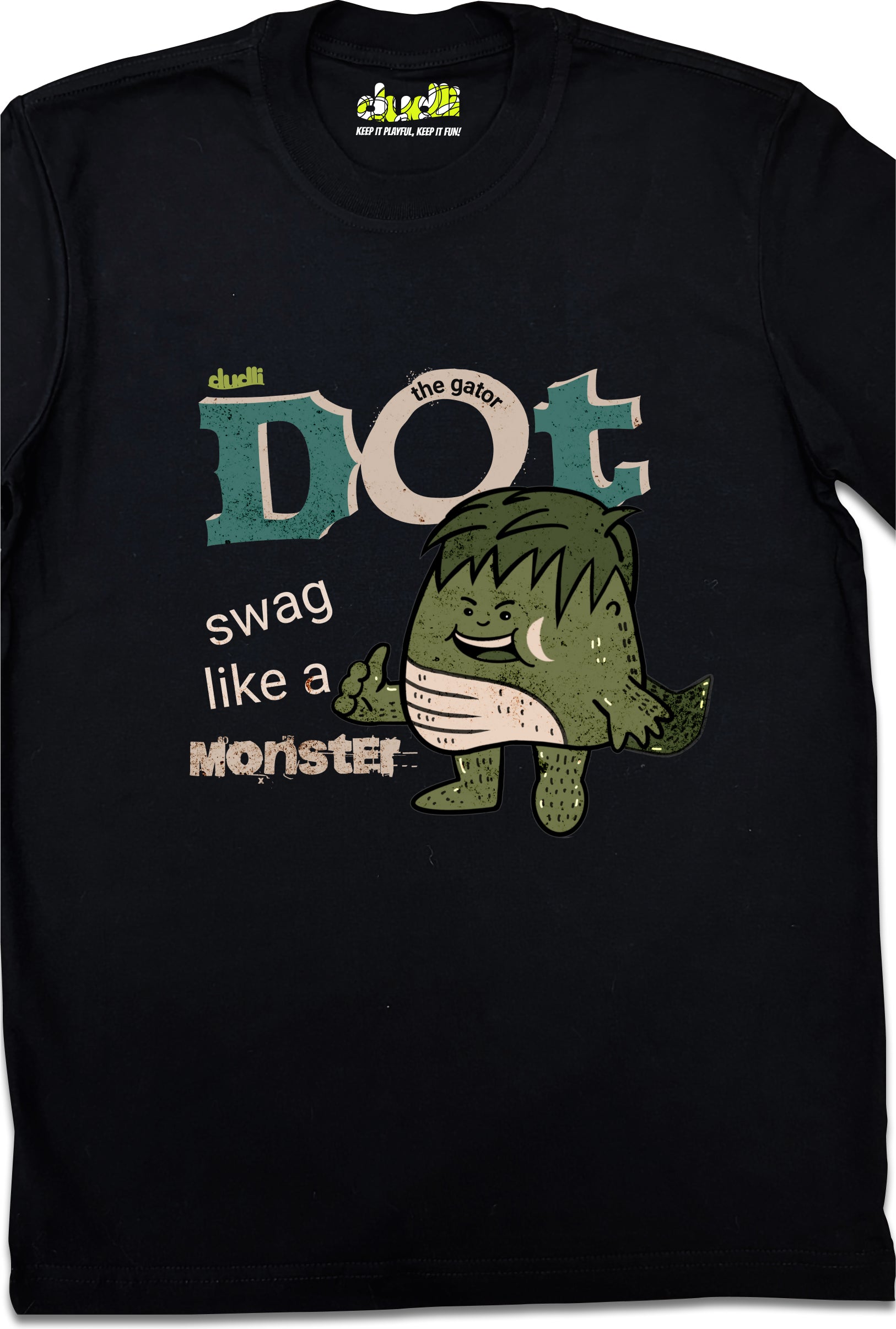 Dudli Playful Graphic Tshirts - Dot the Gator - product_card