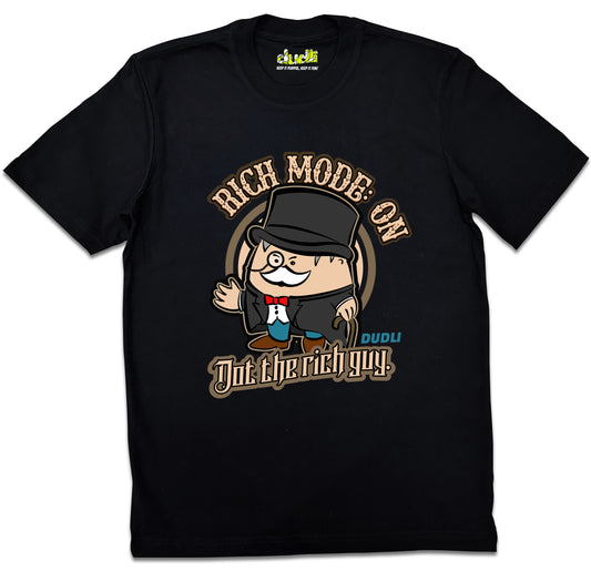Dudli Graphic Tees - Rich Mode: ON - regular_fit