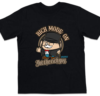 Dudli Graphic Tees - Rich Mode: ON - oversized_fit