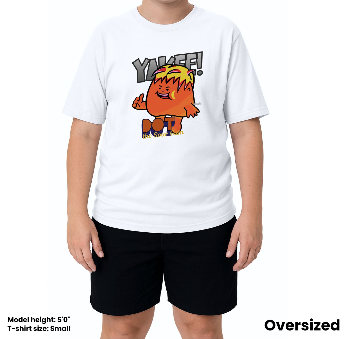 Yakee! - White - oversized_fit