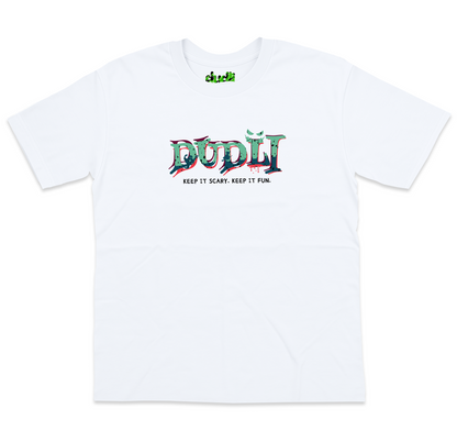 Dudli Graphic Tees Dudlify - Creepers - White - oversized_fit