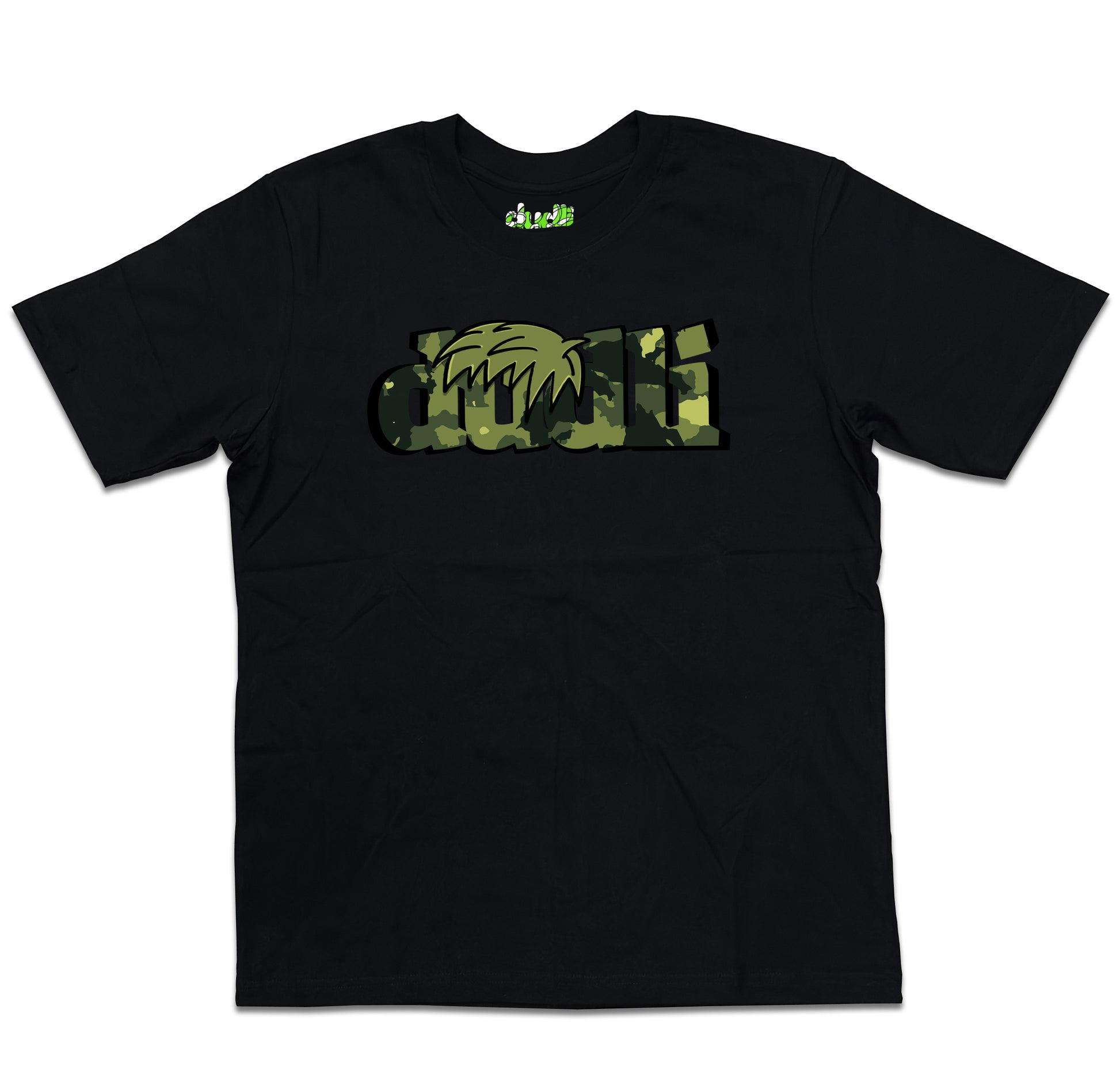 Dudli Playful Graphic Tshirts - Dudlify - DUDLI Camo - Moss - oversized_fit