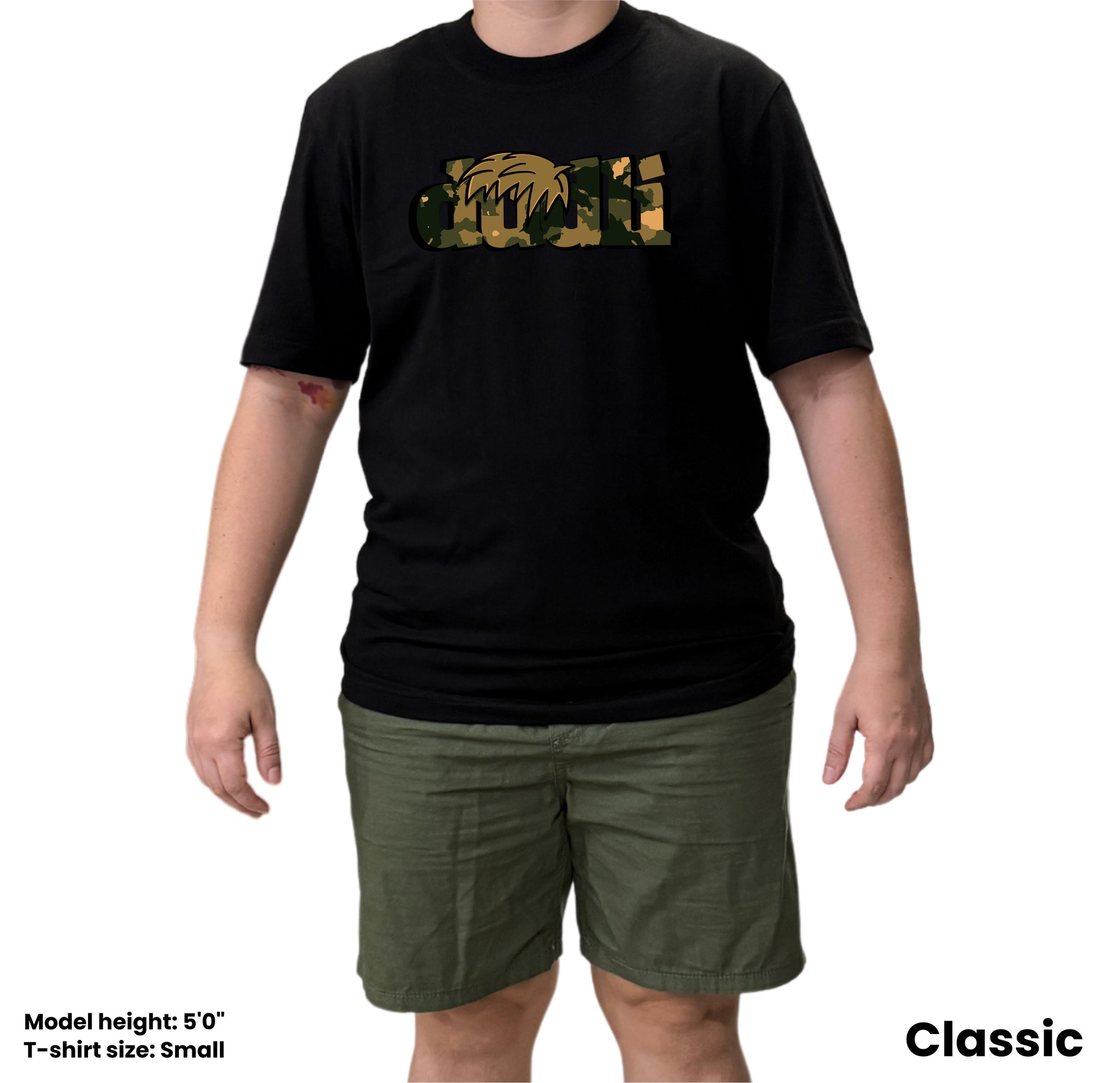 Dudli Playful Graphic Tshirts - Dudlify - DUDLI Camo - Mud - regular_fit