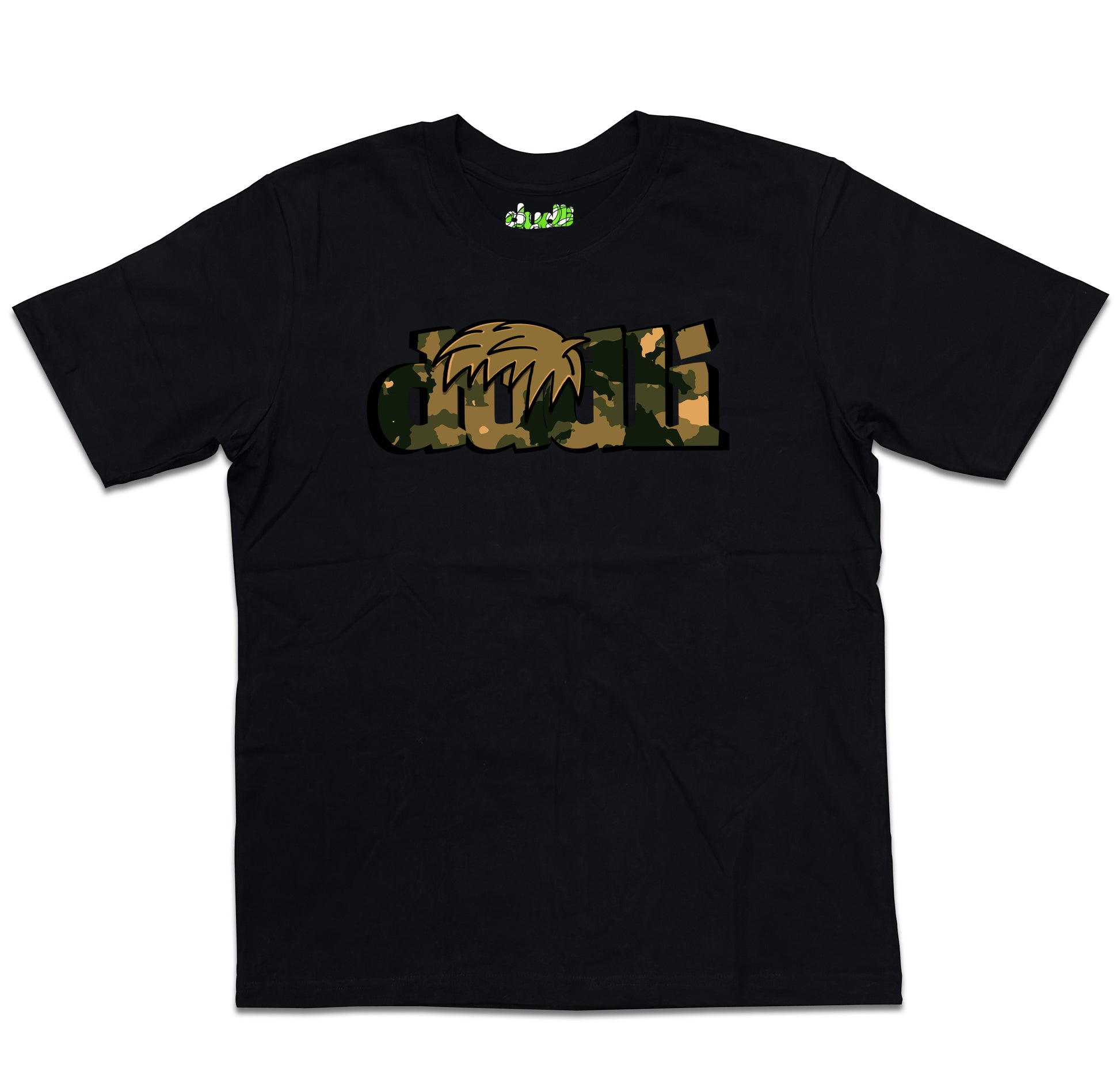 Dudli Playful Graphic Tshirts - Dudlify - DUDLI Camo - Mud - oversized_fit