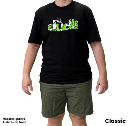Dudli Playful Graphic Tshirts - Dudlify - DUDLI Curly - Lime - regular_fit