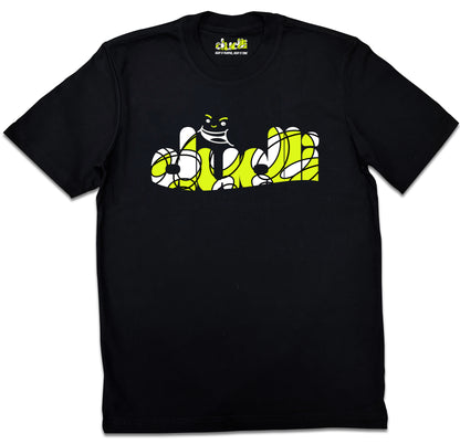Dudli Playful Graphic Tshirts - Dudlify - DUDLI Curly - Lemon - regular_fit