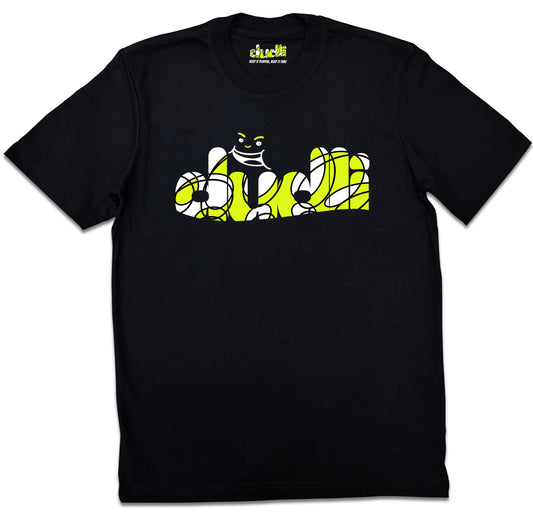 Dudli Playful Graphic Tshirts - Dudlify - DUDLI Curly - Lemon - regular_fit