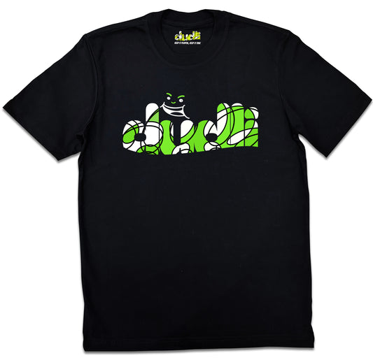 Dudli Playful Graphic Tshirts - Dudlify - DUDLI Curly - Lime - regular_fit