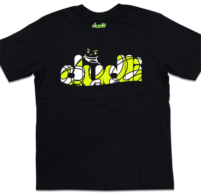 Dudli Playful Graphic Tshirts - Dudlify - DUDLI Curly - Lemon - oversized_fit