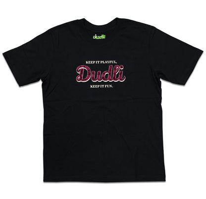 Dudli Graphic Tshirts - Where's Dot - Paisley Royale - oversized_fit
