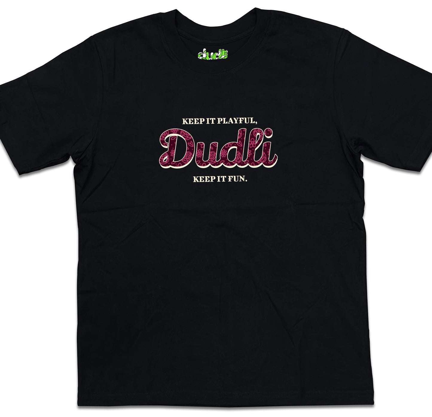 Dudli Graphic Tshirts - Where's Dot - Paisley Royale - oversized_fit