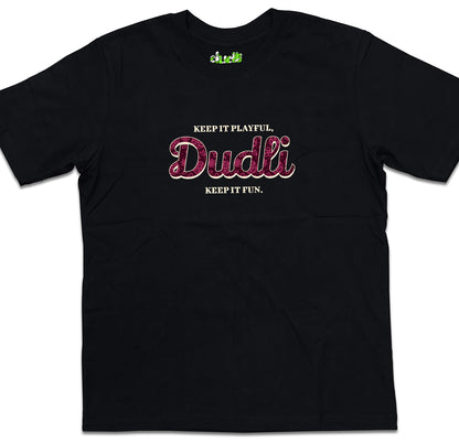 Dudli Graphic Tshirts - Where's Dot - Paisley Royale - oversized_fit