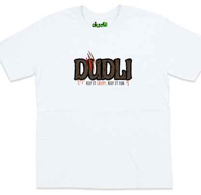 Dudli Graphic Tees - Dudlify - Woods - White - oversized_fit