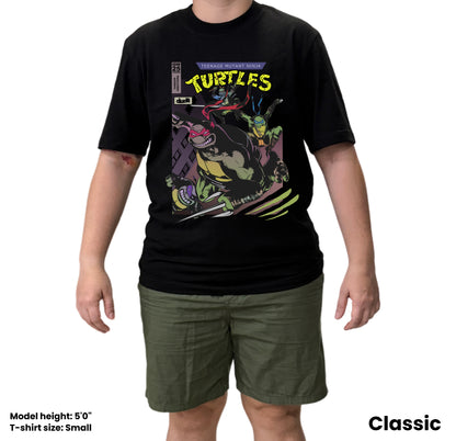 Dudli Playful Graphic Tshirts - FC Ninja Turtles Cover - regular_fit