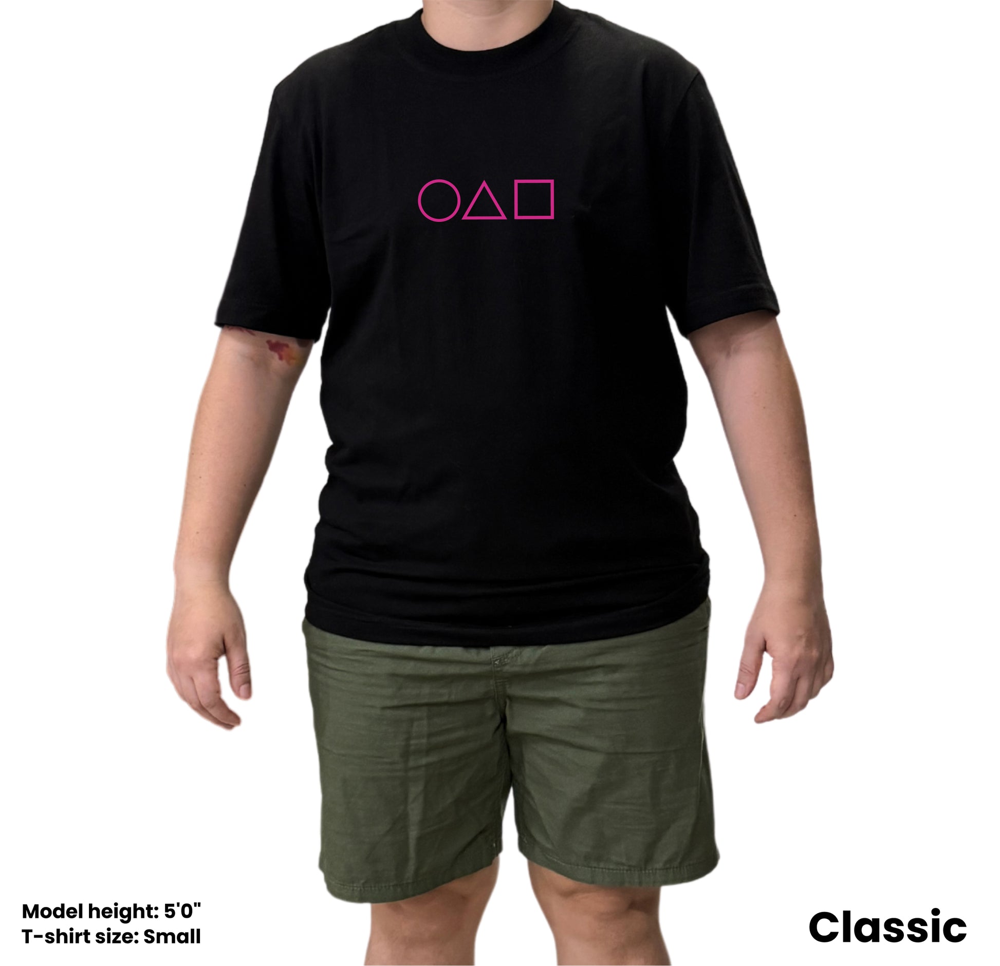 Dudli Playful Graphic Tees - Pink Guards - Player 456 - regular_fit