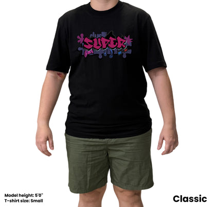 Dudli Playful Graphic Tshirts - Graffitti - SUPER - Bubble Gum - regular_fit