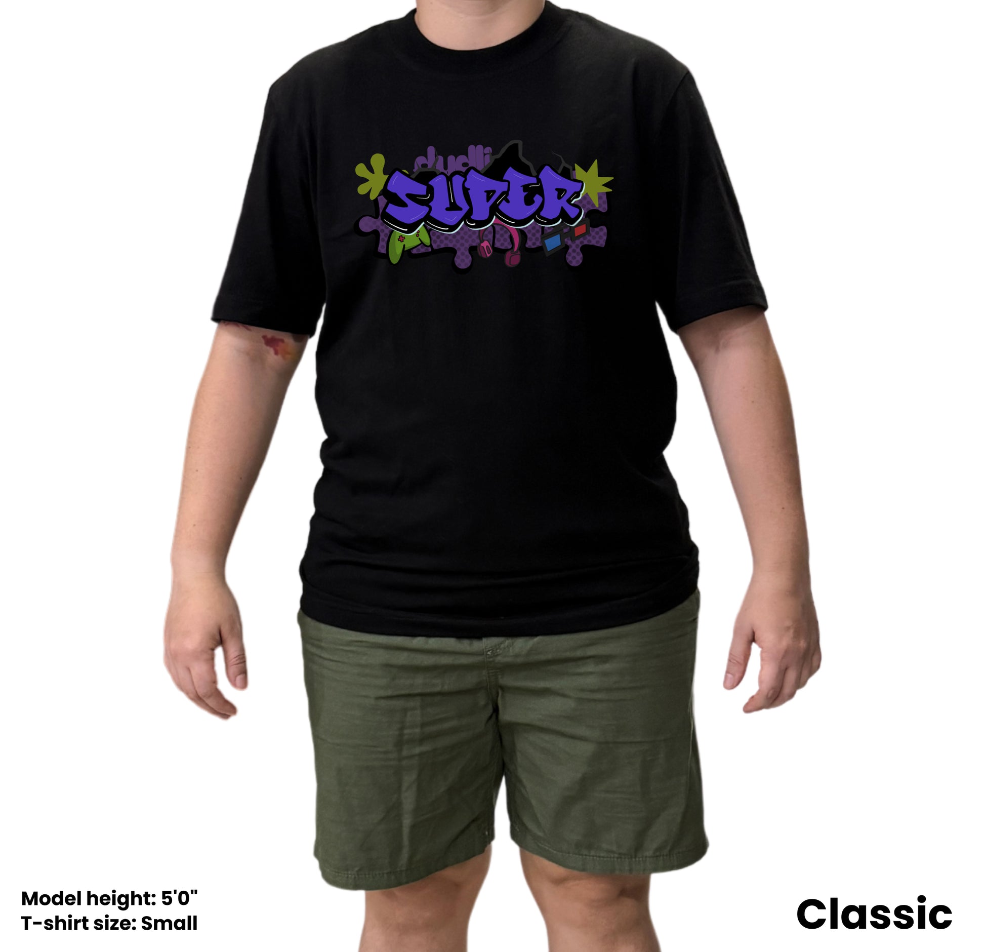 Dudli Playful Graphic Tshirts - Graffitti - SUPER - Jammy - regular_fit