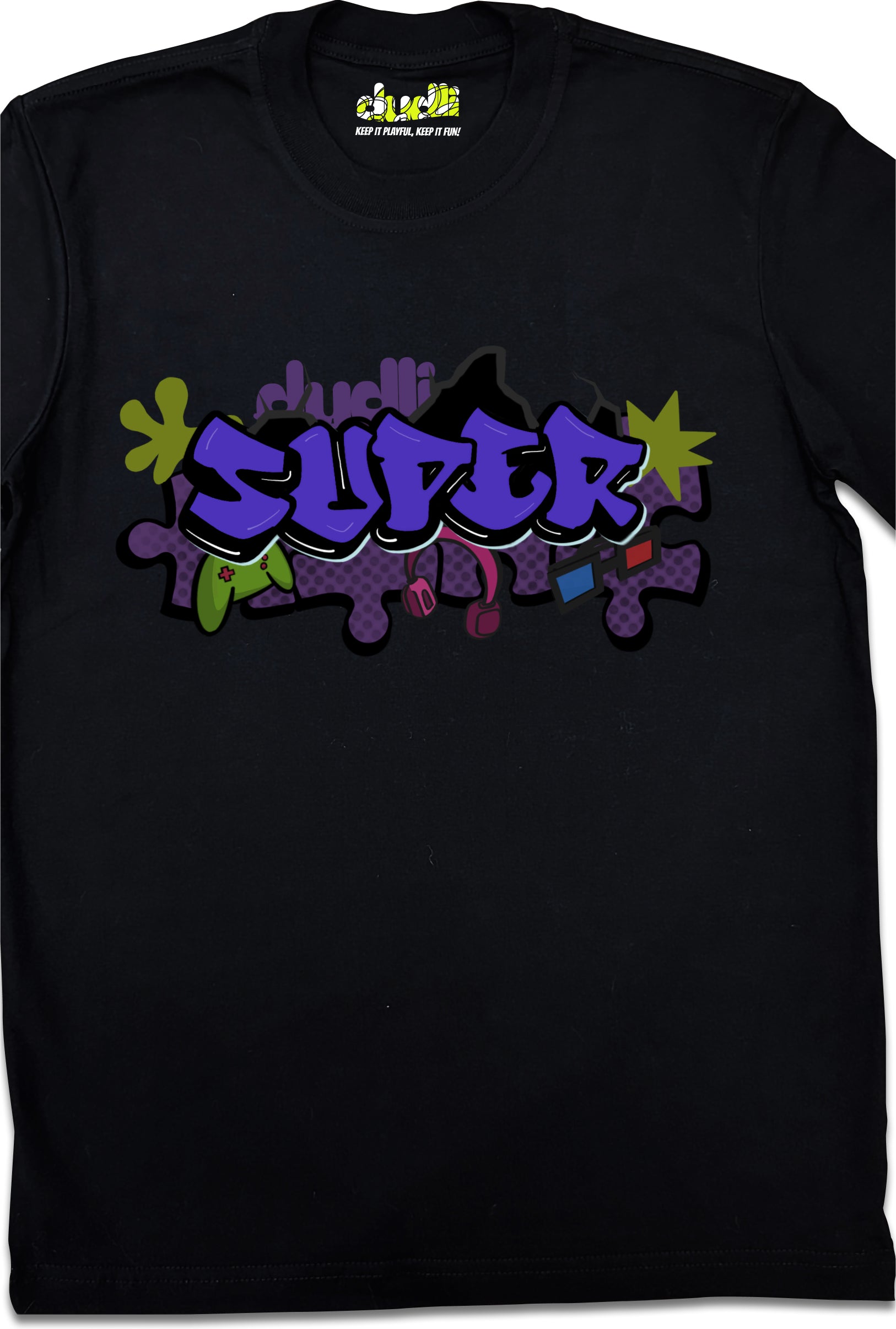 Dudli Playful Graphic Tshirts - Graffitti - SUPER - Jammy - product_card