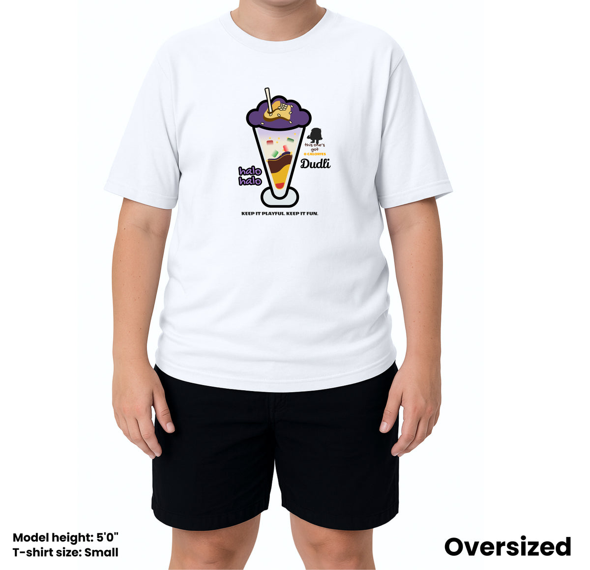 Dudli Graphic Tees Halo-Halo - oversized_fit
