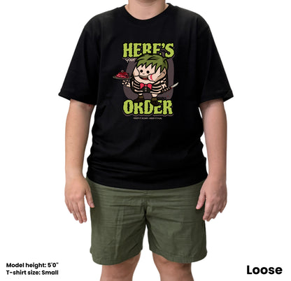 Dudli Graphic Tees - Here's Your Order - oversized_fit