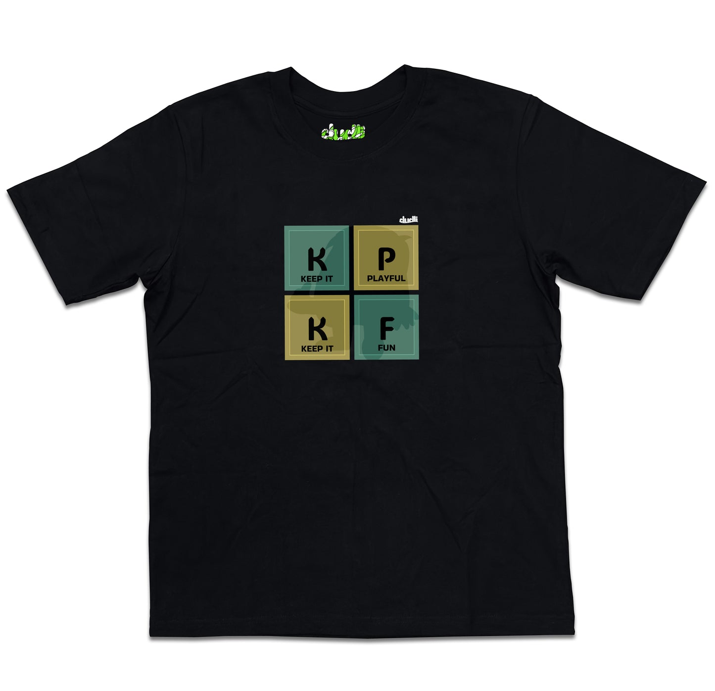 Dudli Playful Graphic Tshirts - KIPKIF - Block Play - Classic - oversized_fit