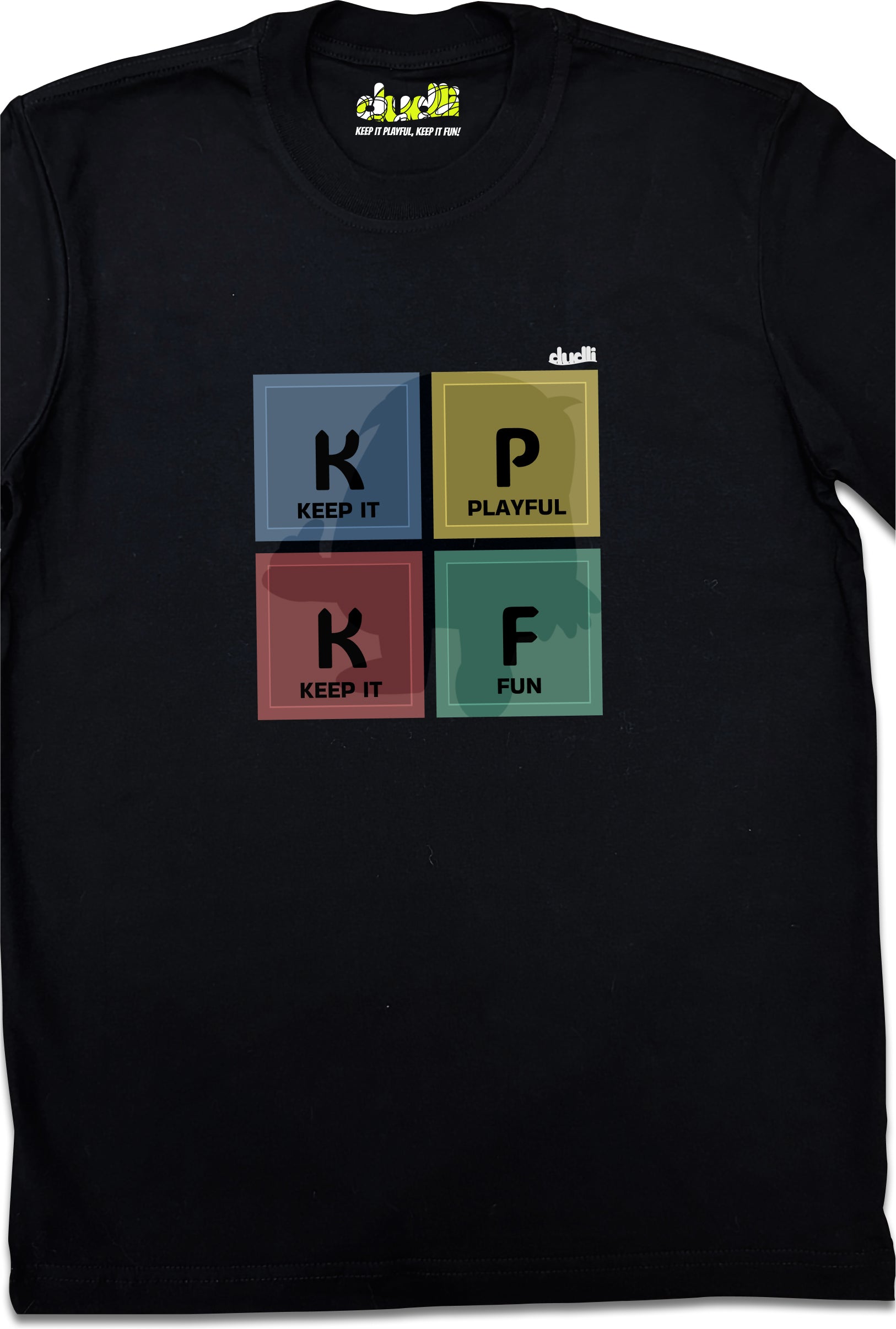 Dudli Playful Graphic Tshirts - KIPKIF - Block Play - Multimix - product_card
