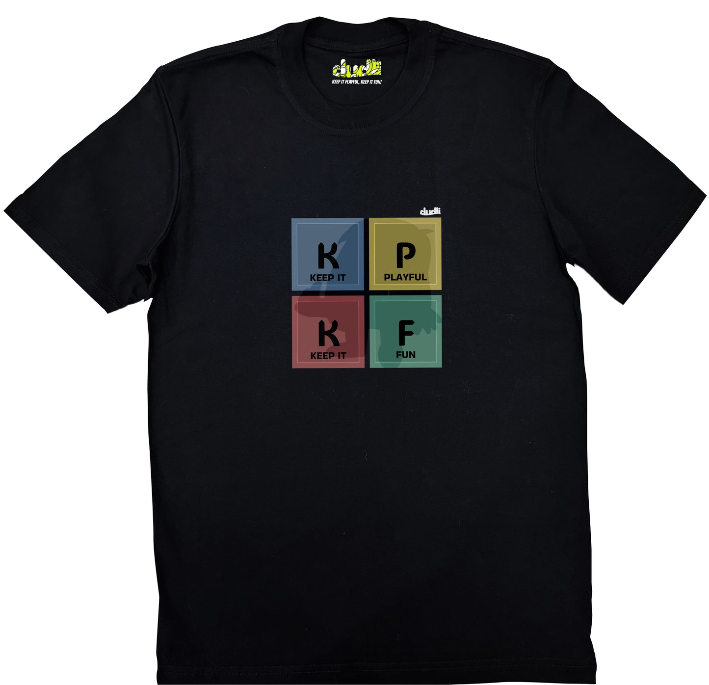 Dudli Playful Graphic Tshirts - KIPKIF - Block Play - Multimix - regular_fit