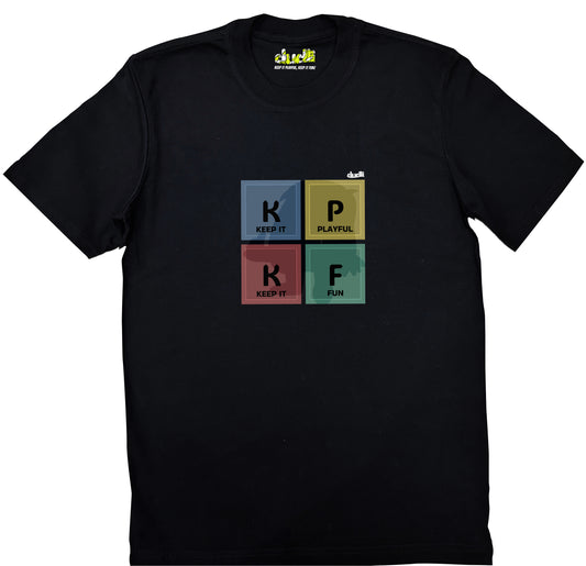 Dudli Playful Graphic Tshirts - KIPKIF - Block Play - Multimix - regular_fit