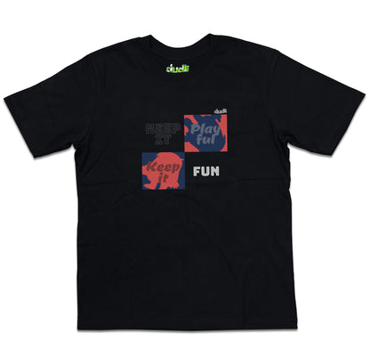Dudli Playful Graphic Tshirts - KIPKIF - Duo - oversized_fit