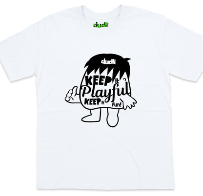 Dudli Graphic Tees - KIPKIF - Overload - White - oversized_fit