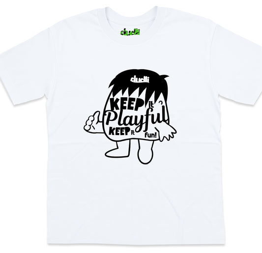 Dudli Graphic Tees - KIPKIF - Overload - White - oversized_fit