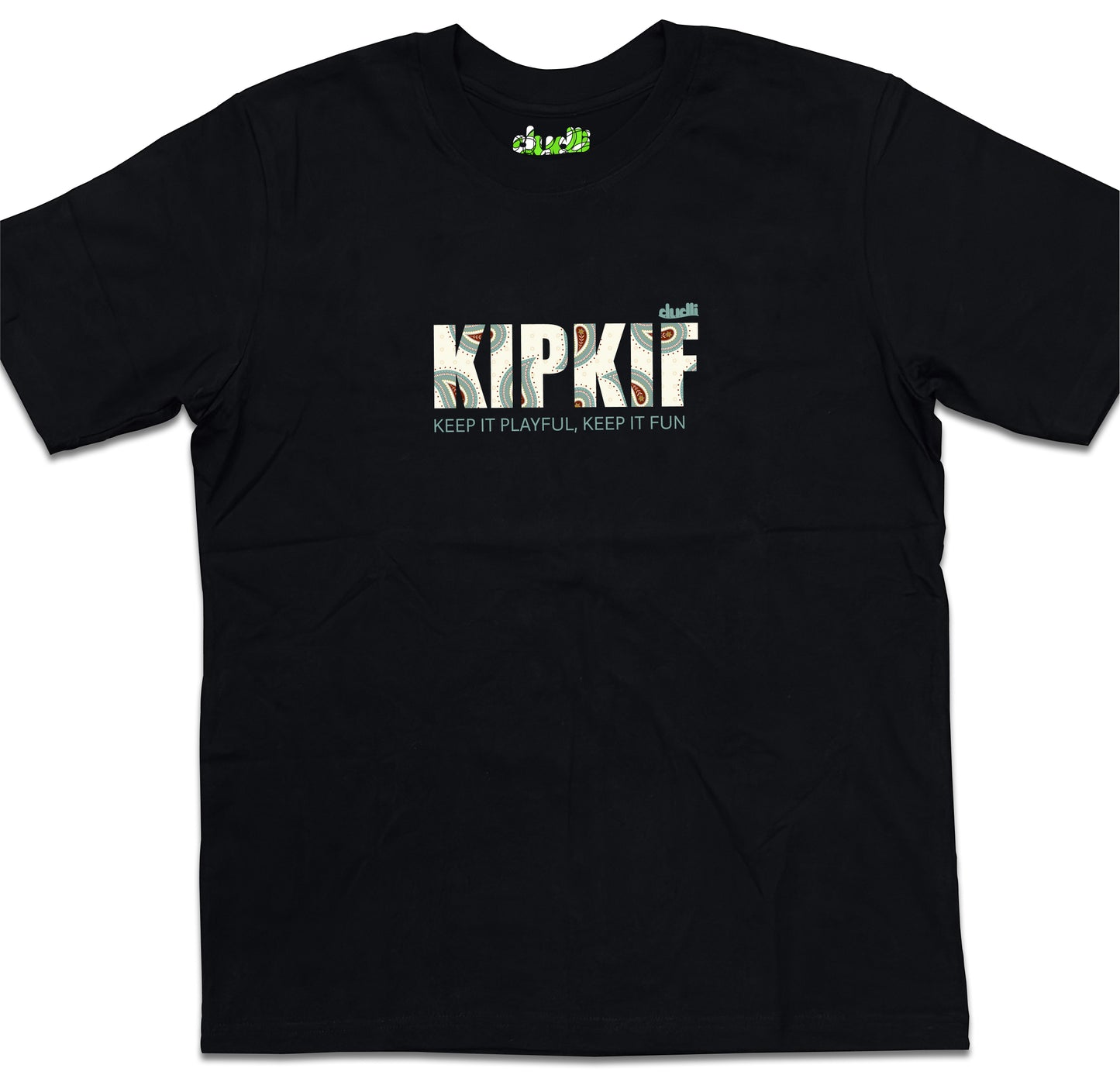 Dudli Playful Graphic Tshirts - KIPKIF - Paisley Flow - oversized_fit