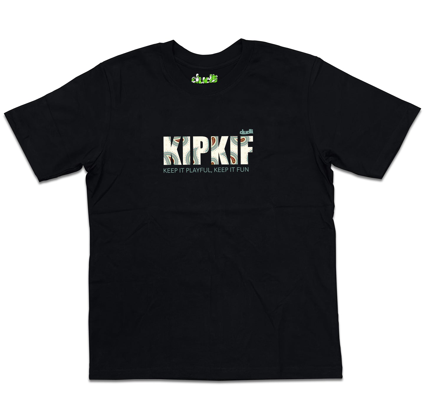 Dudli Playful Graphic Tshirts - KIPKIF - Paisley Flow - oversized_fit