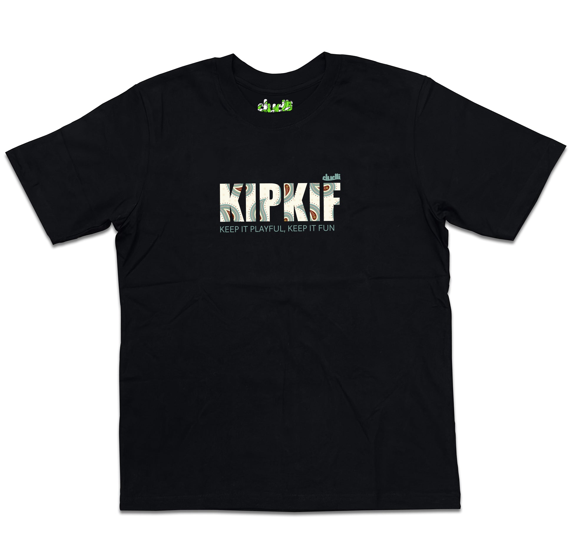 Dudli Playful Graphic Tshirts - KIPKIF - Paisley Flow - oversized_fit